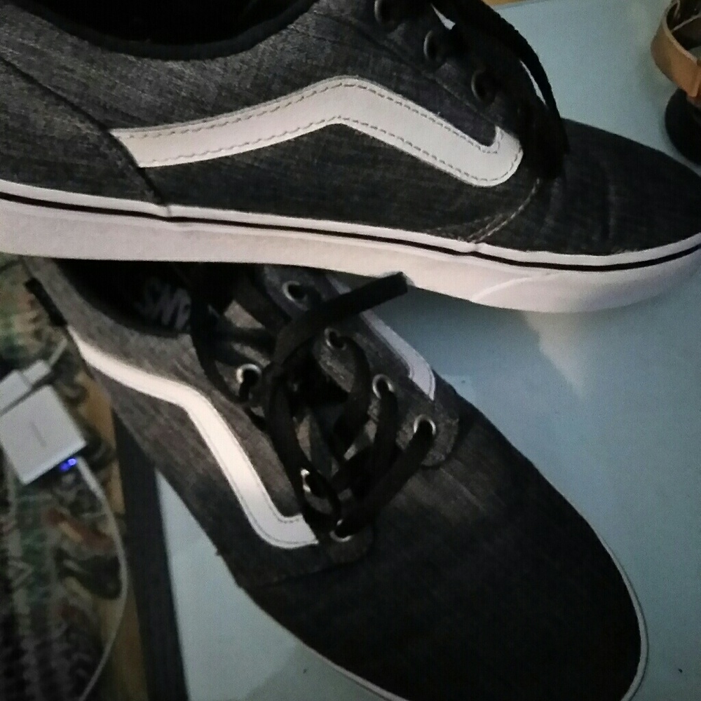 Mens Dark Grey Vans